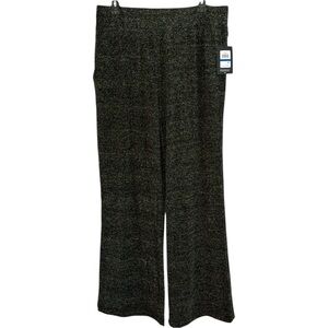 NWT Andrew Marc Sport Black Glitter Pants in‎ Size XL